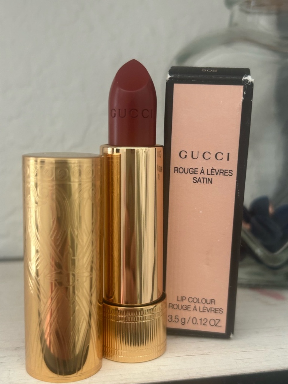 Gucci Satin Rouge à Lèvres Lipstick - Janet Rust 505